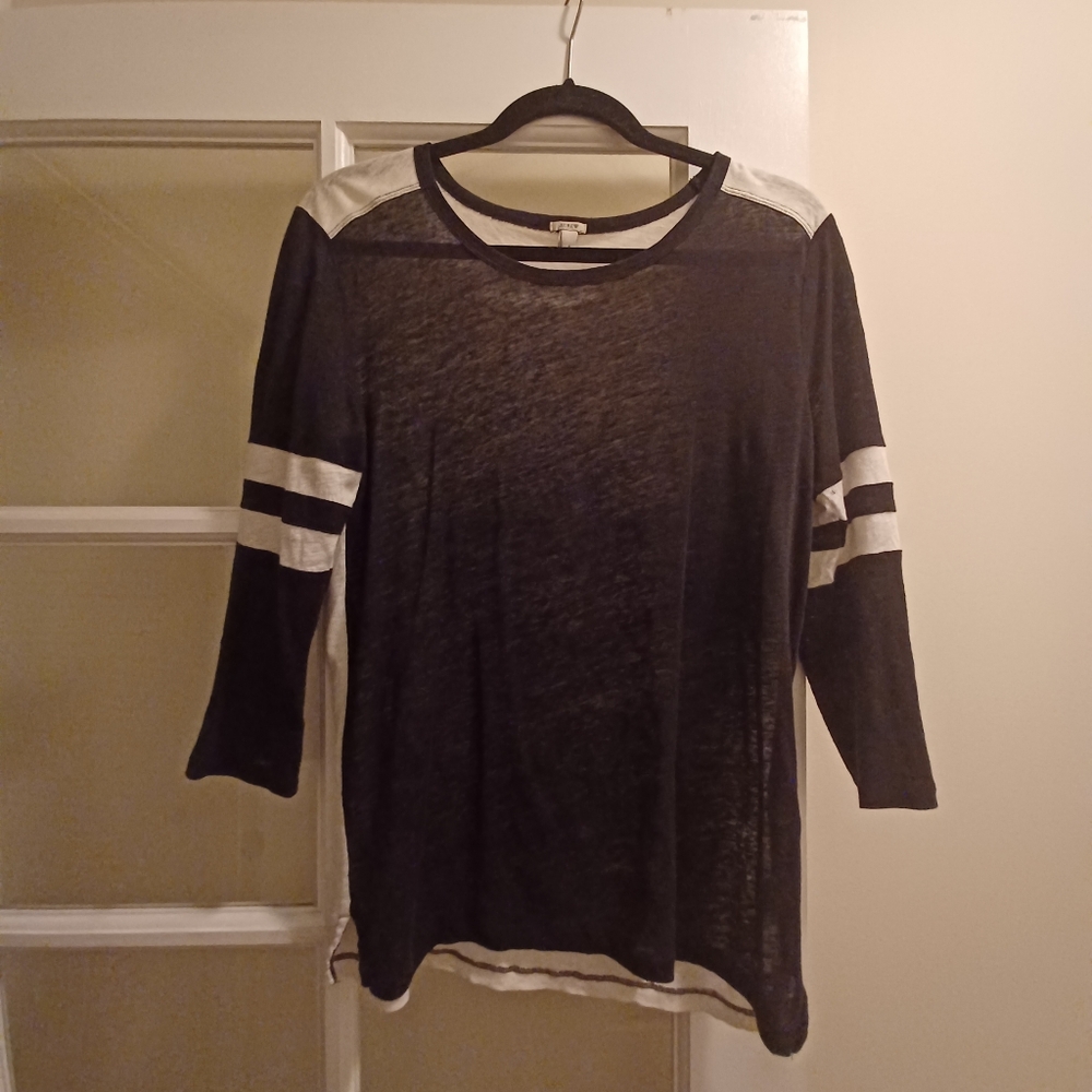 J. Crew women's shirt Top Linen Casual S M